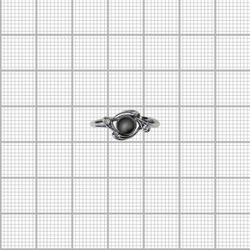 "Фрой" кольцо в серебряном покрытии из коллекции "Жемчужная" от Jenavi