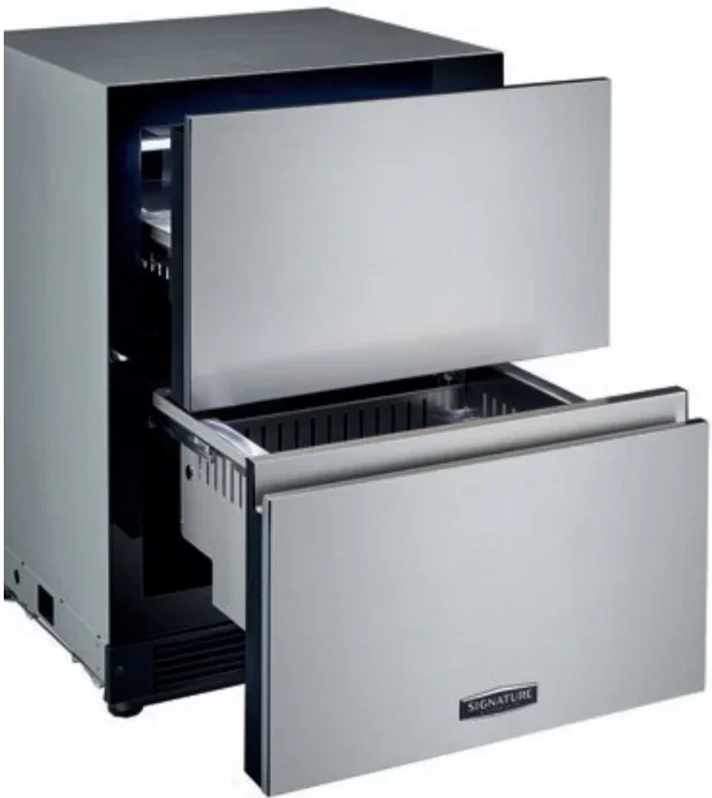 Конвертируемый холодильник, встраиваемый под столешницу Signature Kitchen Suite, 60 см, под фасад