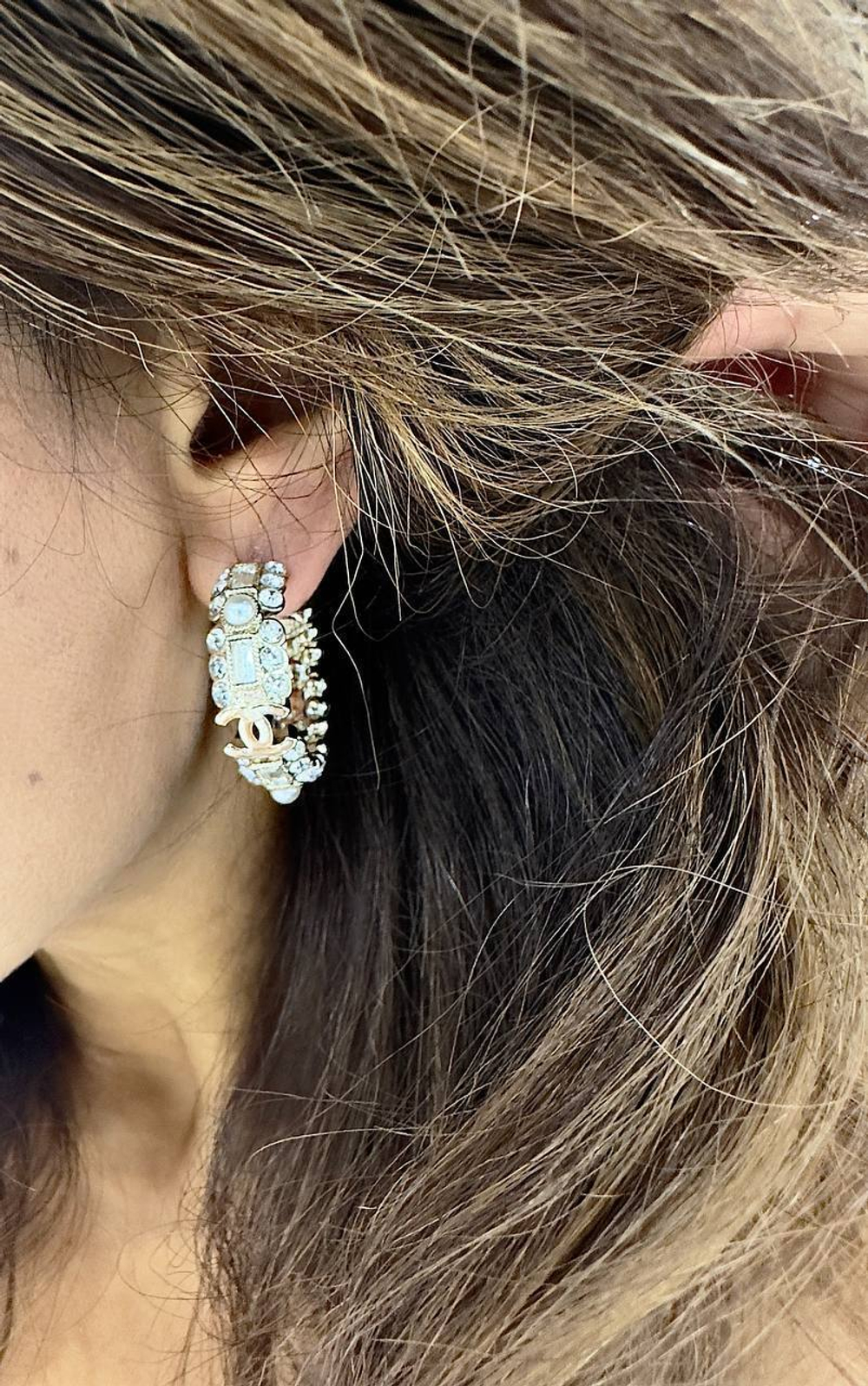Серьги CHANEL