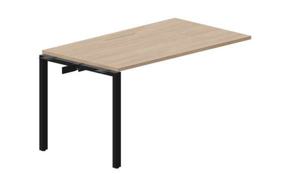 стол Strike 1380х780х750мм (меламиновый аутлет) - приставной элемент