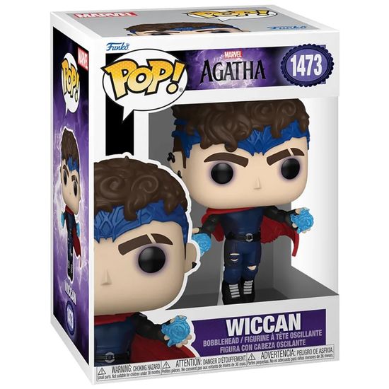 Фигурка Funko POP! Bobble Marvel Agatha All Along Wiccan (1473) 75710 / Фигурка Фанко ПОП! по мотивам сериала "Это всё Агата", Виккан