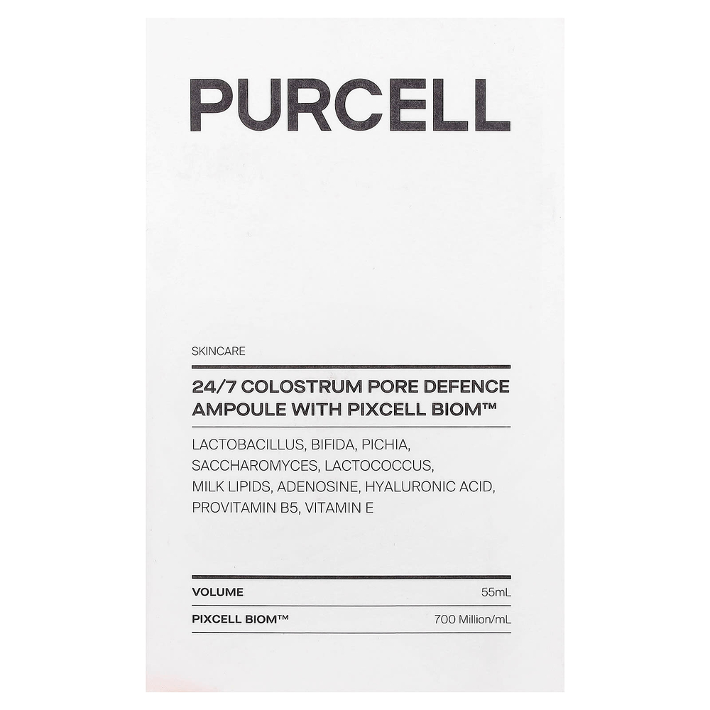 PURCELL, ампульная сыворотка для защиты пор от молозива с Pixcell Biom™, 55 мл (1,85 жидк. унции)