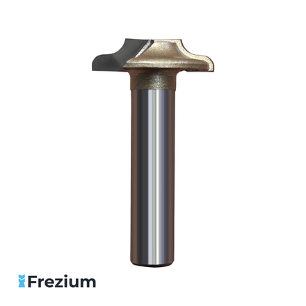 Пазовая фасонная фреза по дереву 22x8x6 R3