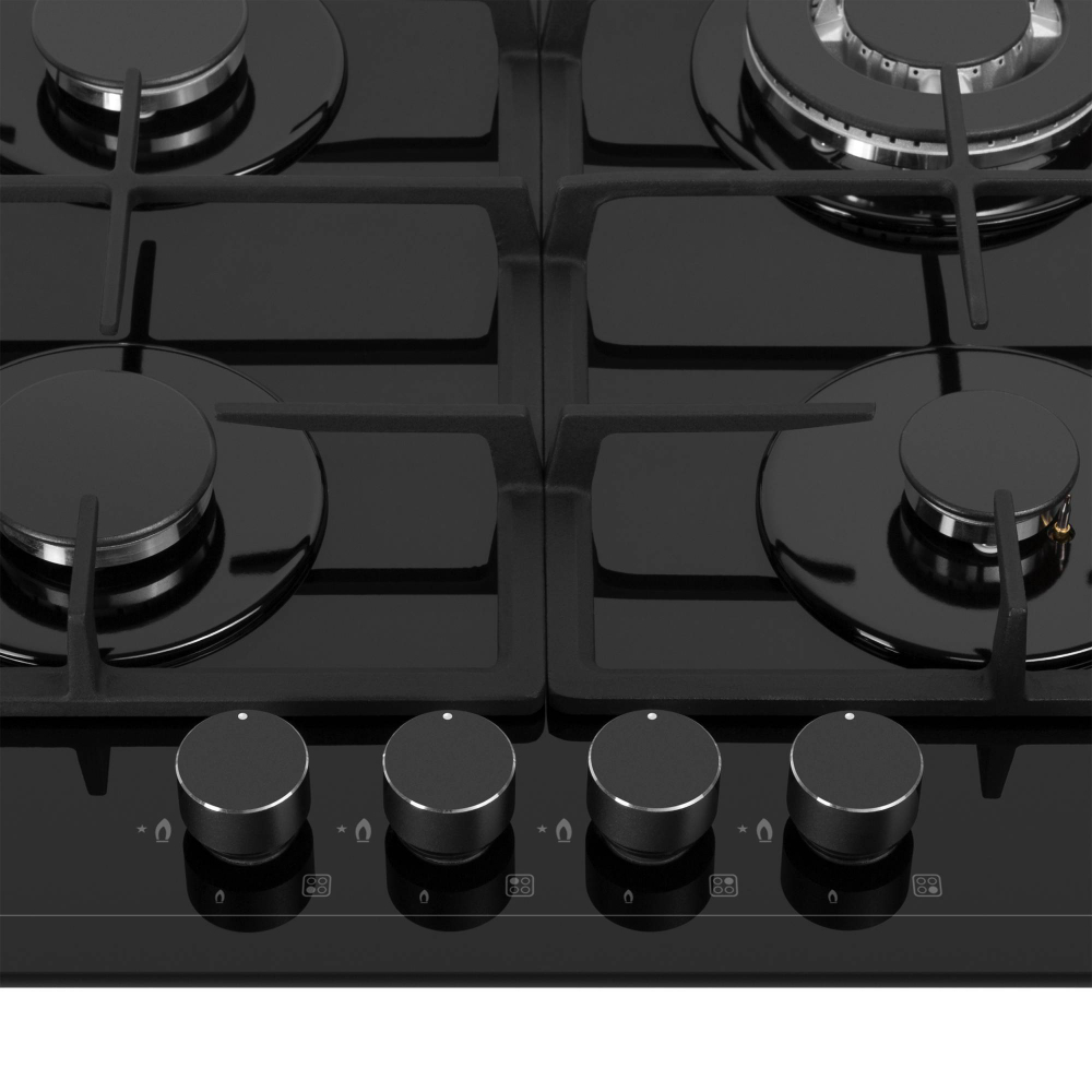Газовая варочная панель Meferi MGH604BK GLASS POWER фото 23