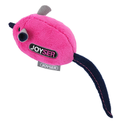 Игрушка для кошек joyser cat motion мышка со звуковым чипом розовая, 16 см