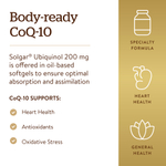 Solgar, убихинол (восстановленный коэнзим Q10), 200 мг, 30 капсул