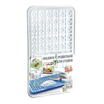 Поднос с решеткой для сушки молочный