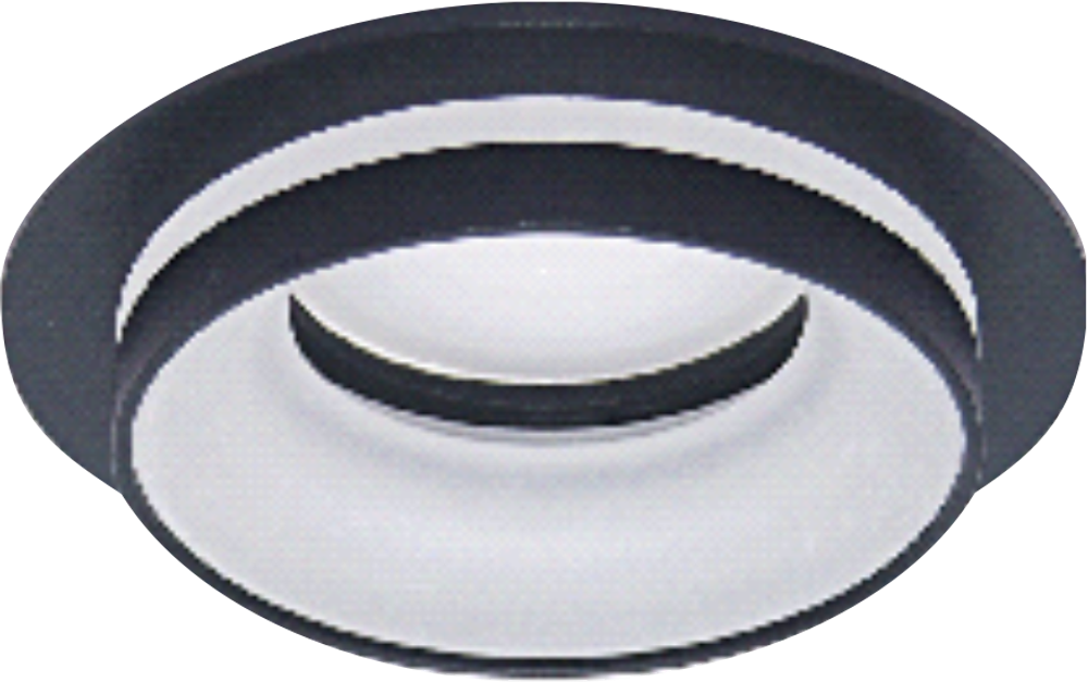 Светильник MR16 NOVA круг черный, встраиваемый, 92*33/D70 мм, 50 шт/кор