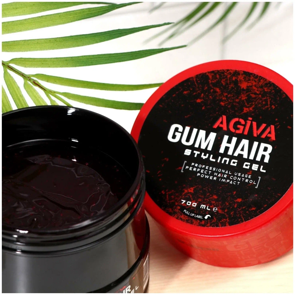 AGIVA Hair Gel 04 Gum Гель для укладки волос ГИБКИЙ ЭЛАСТИЧНЫЙ 700 мл