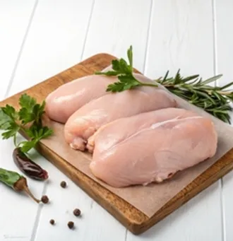 Филе грудки куриная на кости / 500 гр
