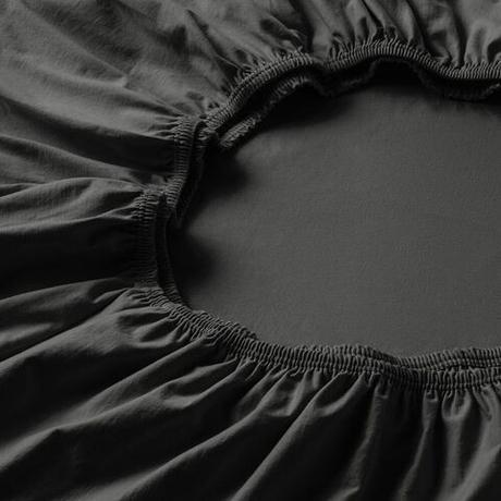 Простыня на резинке 150x200 Estella 905 schiefer темно-серая