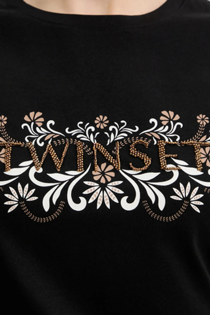 TWINSET Футболка с принтом