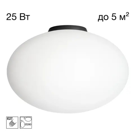 Citilux RON CL941E28B5 Потолочный светильник Чёрный