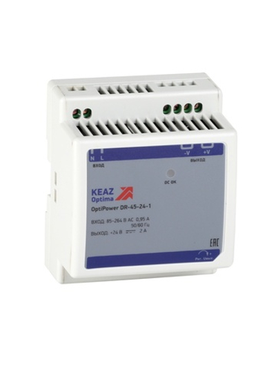 Блок питания OptiPower DR-45-24-1 КЭАЗ 284545