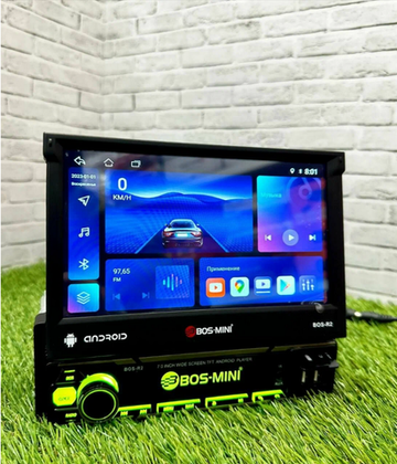 Автомагнитола с выездным экраном 7"/Android/4+64GB Bos-Mini BOS-R2