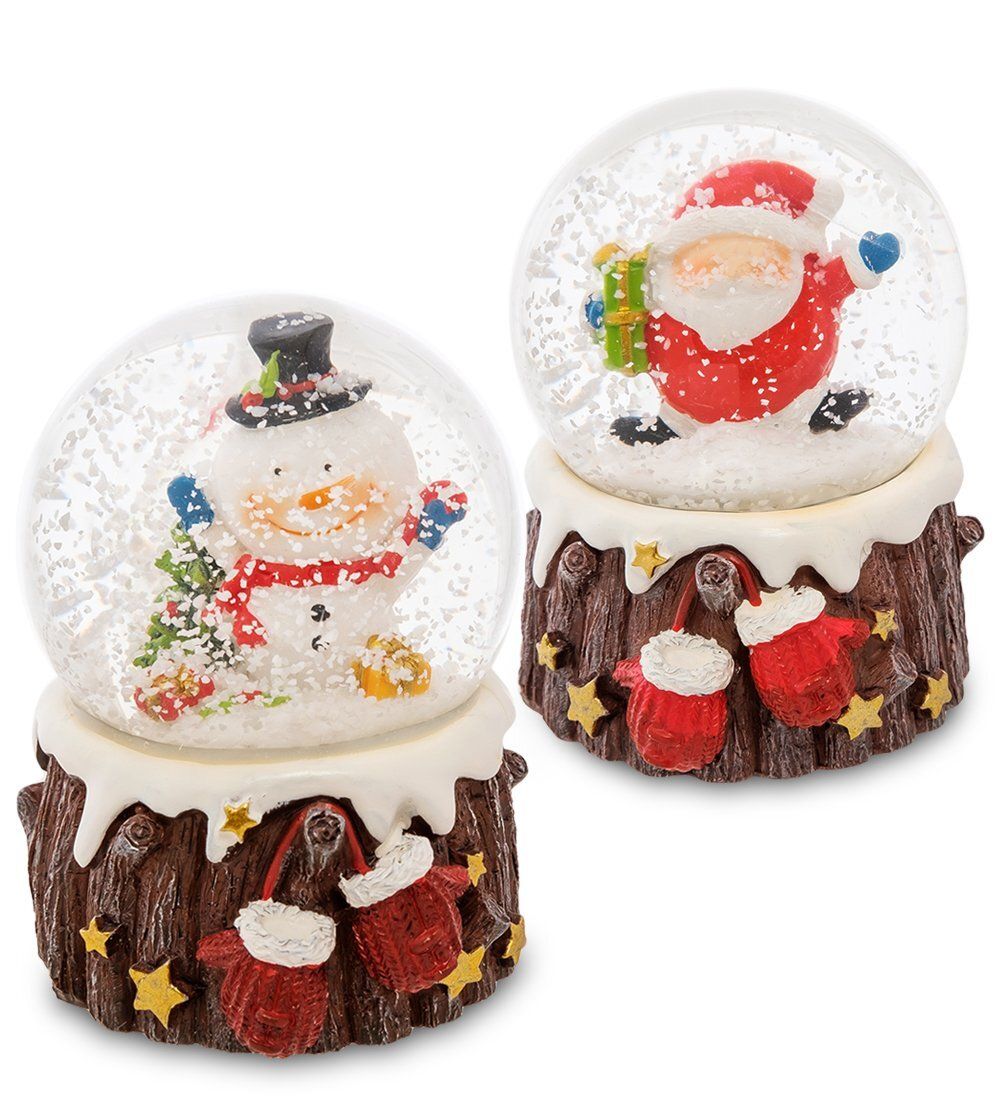 XM-610 Шар со снегом «Новогодняя сказка»