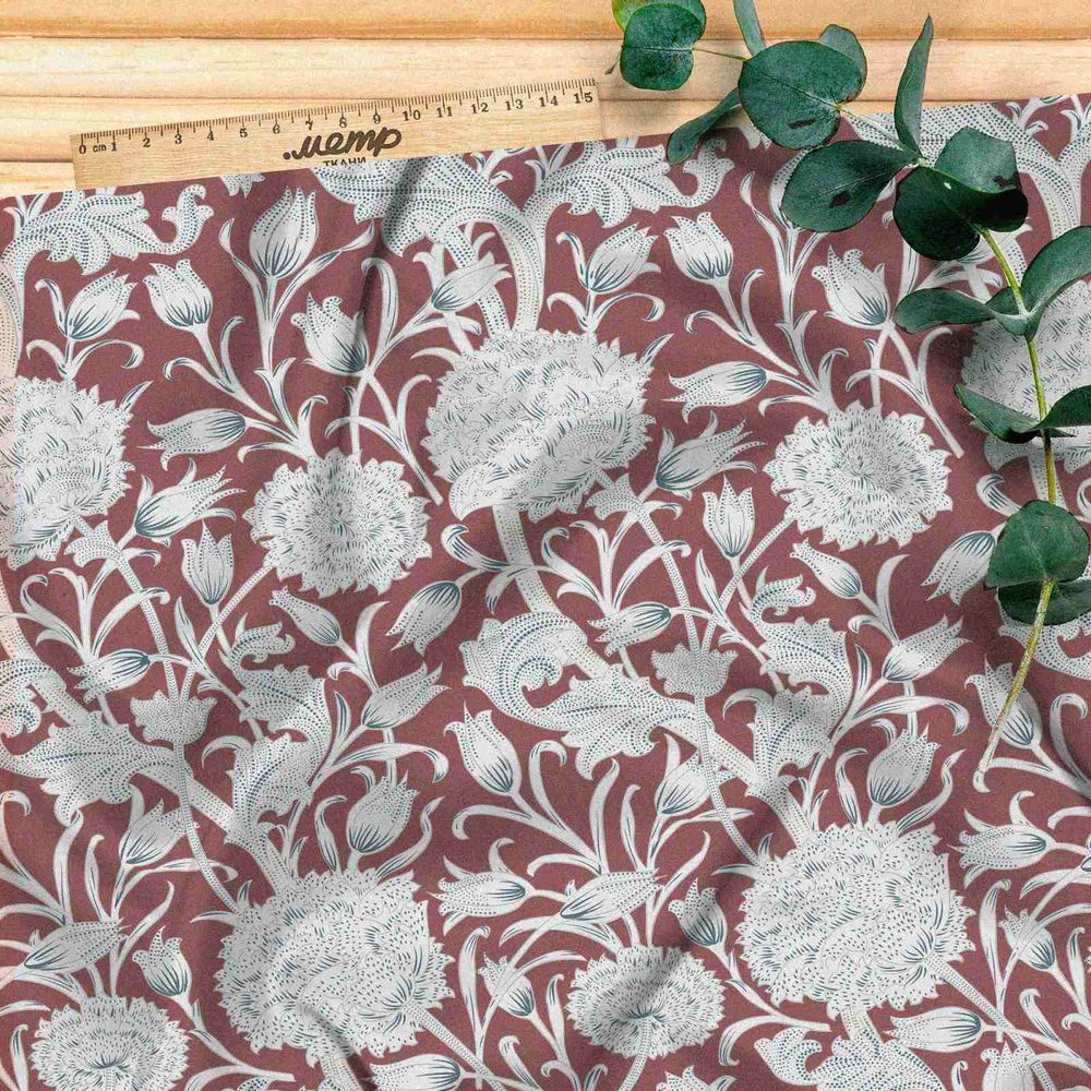 Ткань мембрана сухие цветы