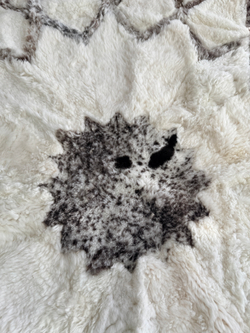 Ковер шкура натуральная овчина меховой