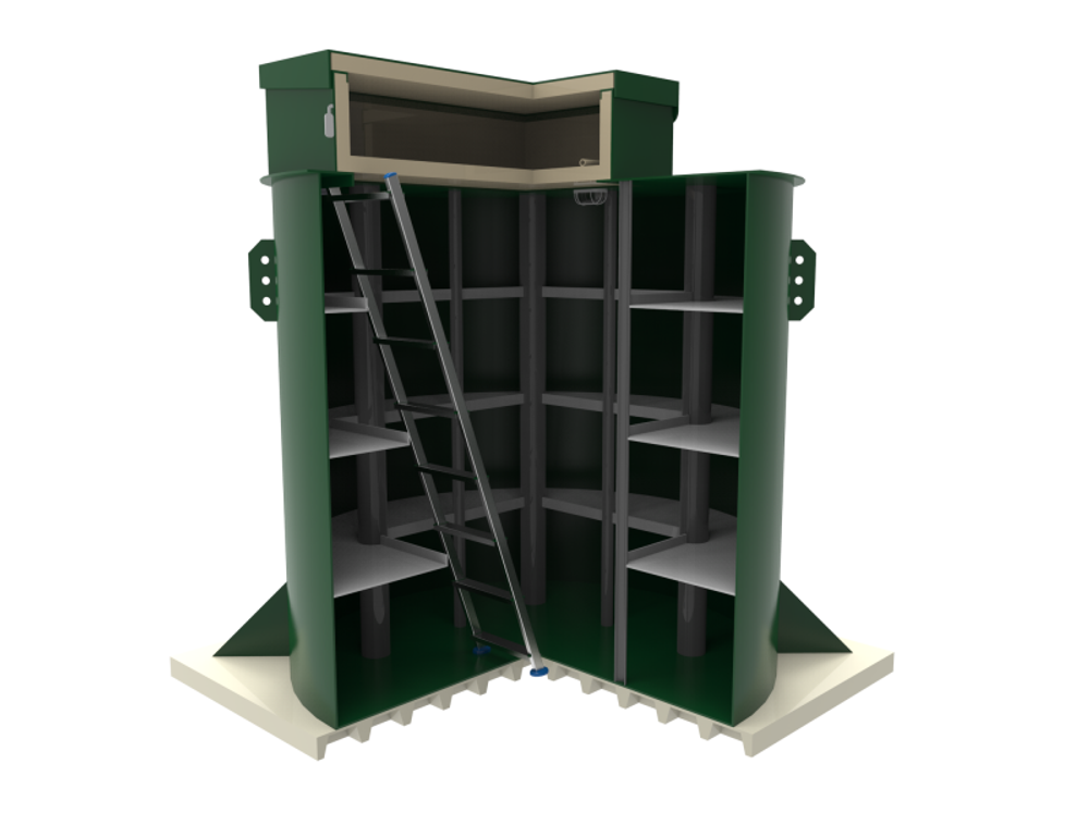 Погреб Kellari 5 Коло Веси(2000x2000x2232см;350кг;) - арт.560266