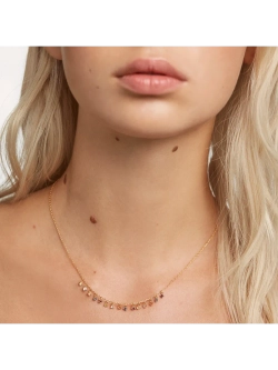 Колье Willow серебро 925 пробы покрытое золотом