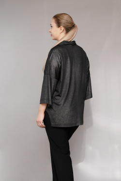 Джемпер женский 3462ЛПА, черный #74Ч033462ЛПА