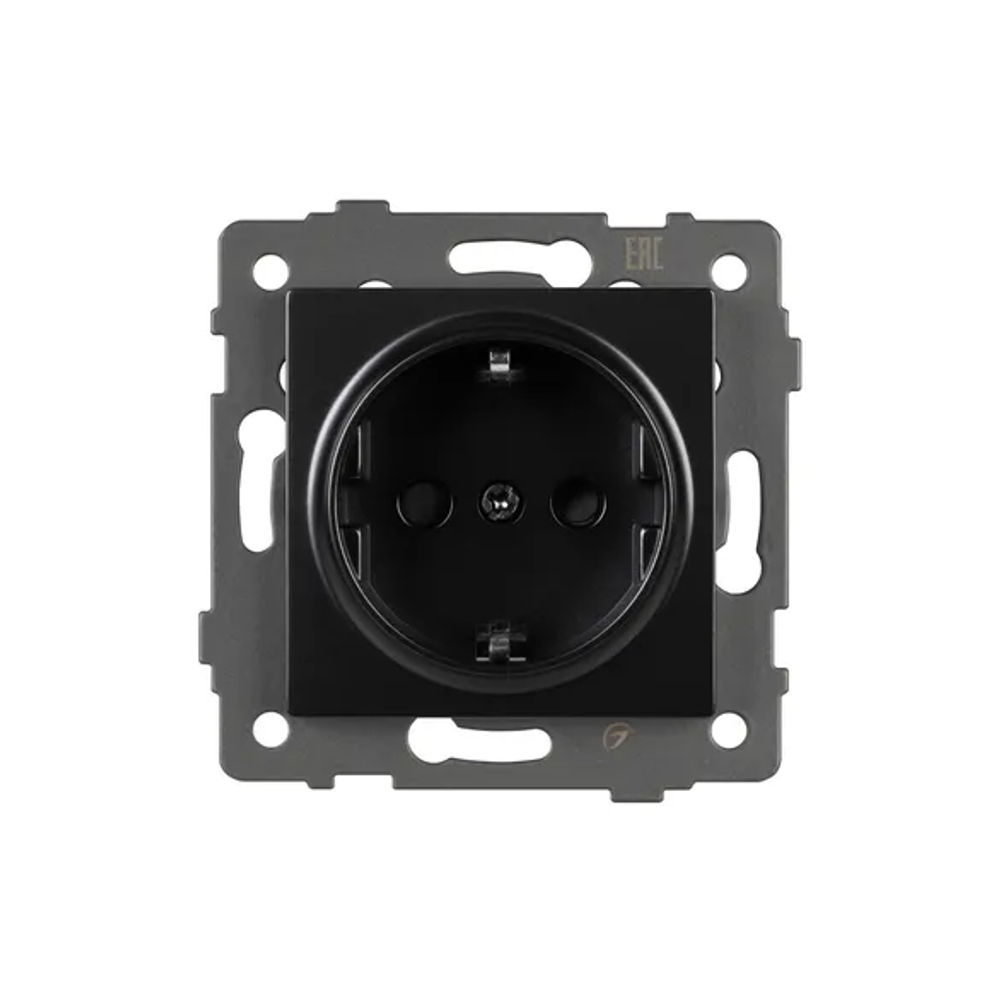 Механизм электрической розетки SCT-MEU1-PL-BK-V (250V, 16A) (Arlight, -) 049815