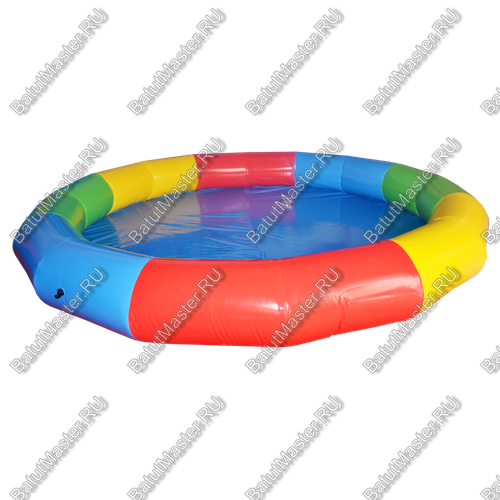 Круглый надувной бассейн «Разноцветный», 7*7*0,65 м