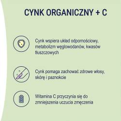 Диетическая добавка Naturell Organic Zinc + C, 60 таблеток + 40 таблеток бесплатно