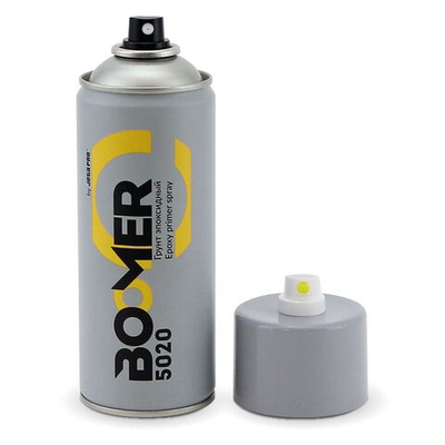 Грунт - изолятор 1К (спрей), эпоксидный, цвет серый Boomer, 0.4 л. (10269899)