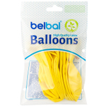 Шар латексный Экстра Набор 12 шт Пастель 36 см (Желтый)