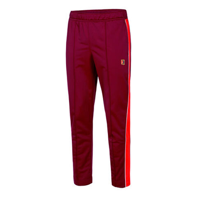 Мужские теннисные штаны Nike Court Heritage Training Pants Men - Dark Red, Orange