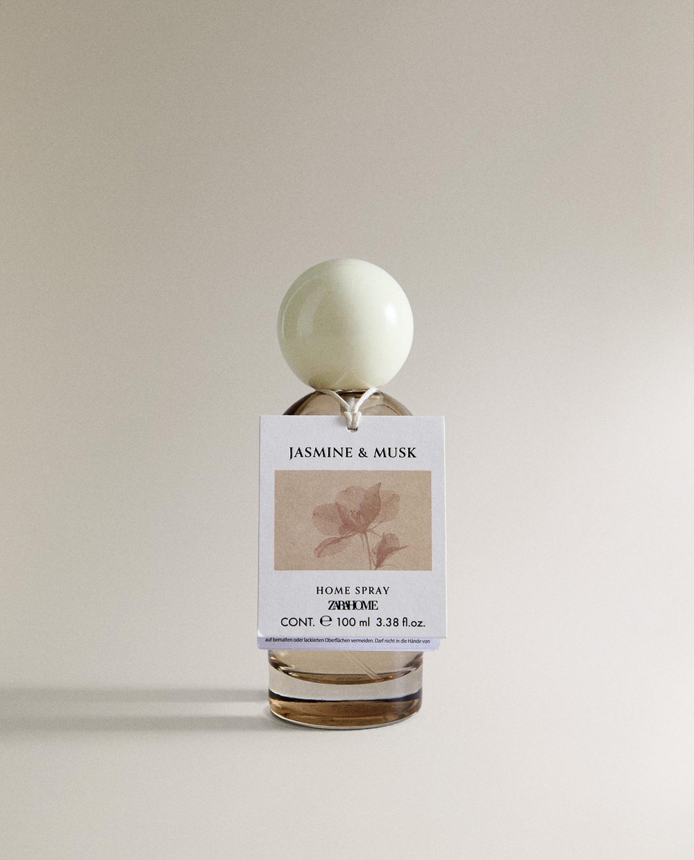Zara Home Ароматический спрей для дома Jasmine & Musk 100 мл, освежитель, аромат цветочный древесный