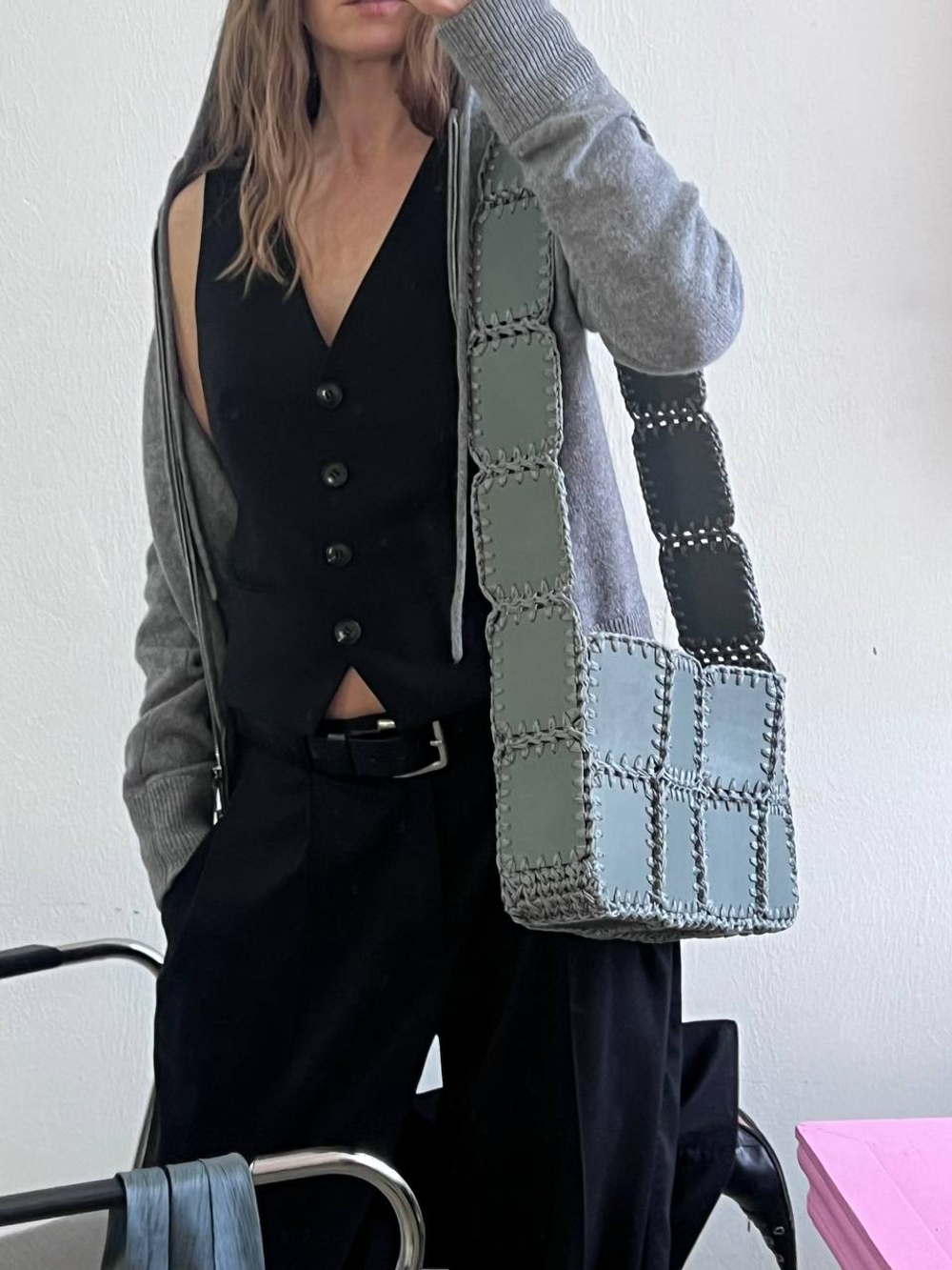 SAMPLE SEVA GREY/GREEN M