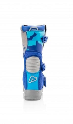 ASERBIS Мотоботы кроссовые детские X-TEAM JR синие