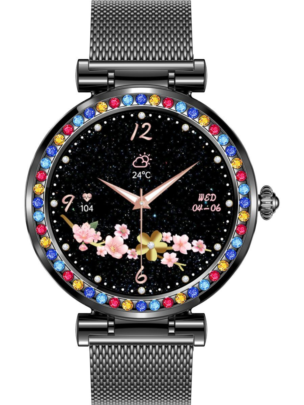 Смарт часы PARASMART Selena CF30, черный