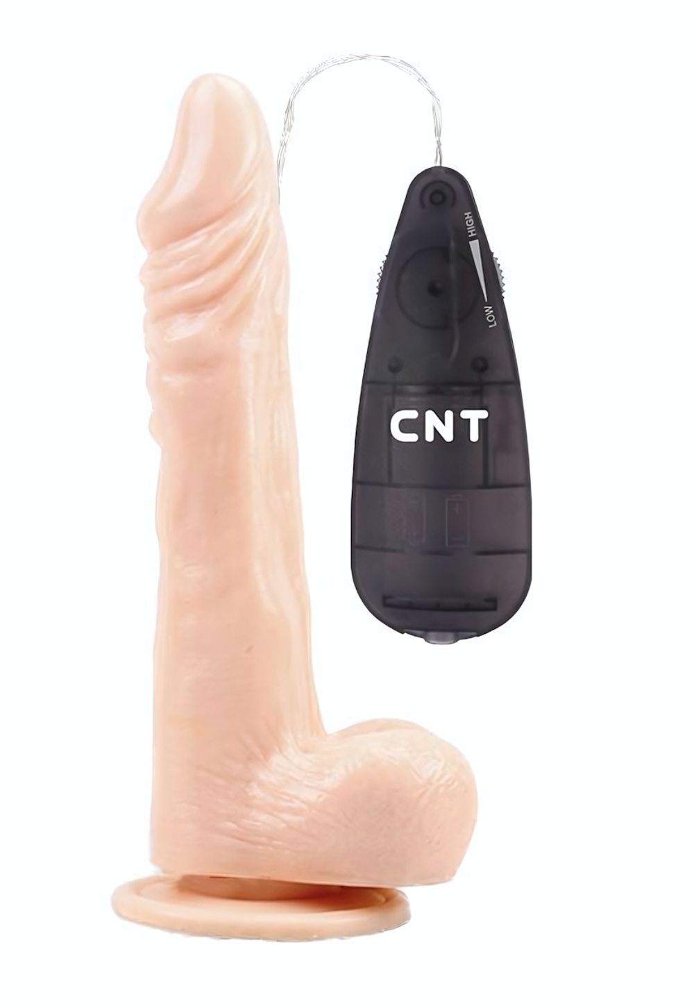 Телесный вибратор-реалистик 8.5 Vibrating Beginner Dildo - 21,5 см. (Цвет: телесный)