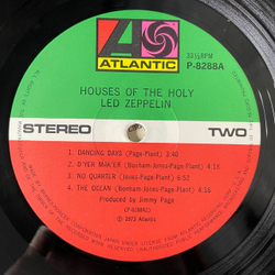 Винтажная виниловая пластинка LP Led Zeppelin Houses Of The Holy (Japan 1973) (Obi)