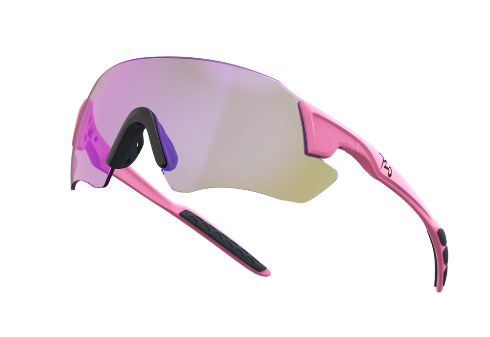 Спортивные очки 720armour Kamikaze + / Pale Red Violet / HC Brown Blue Lens