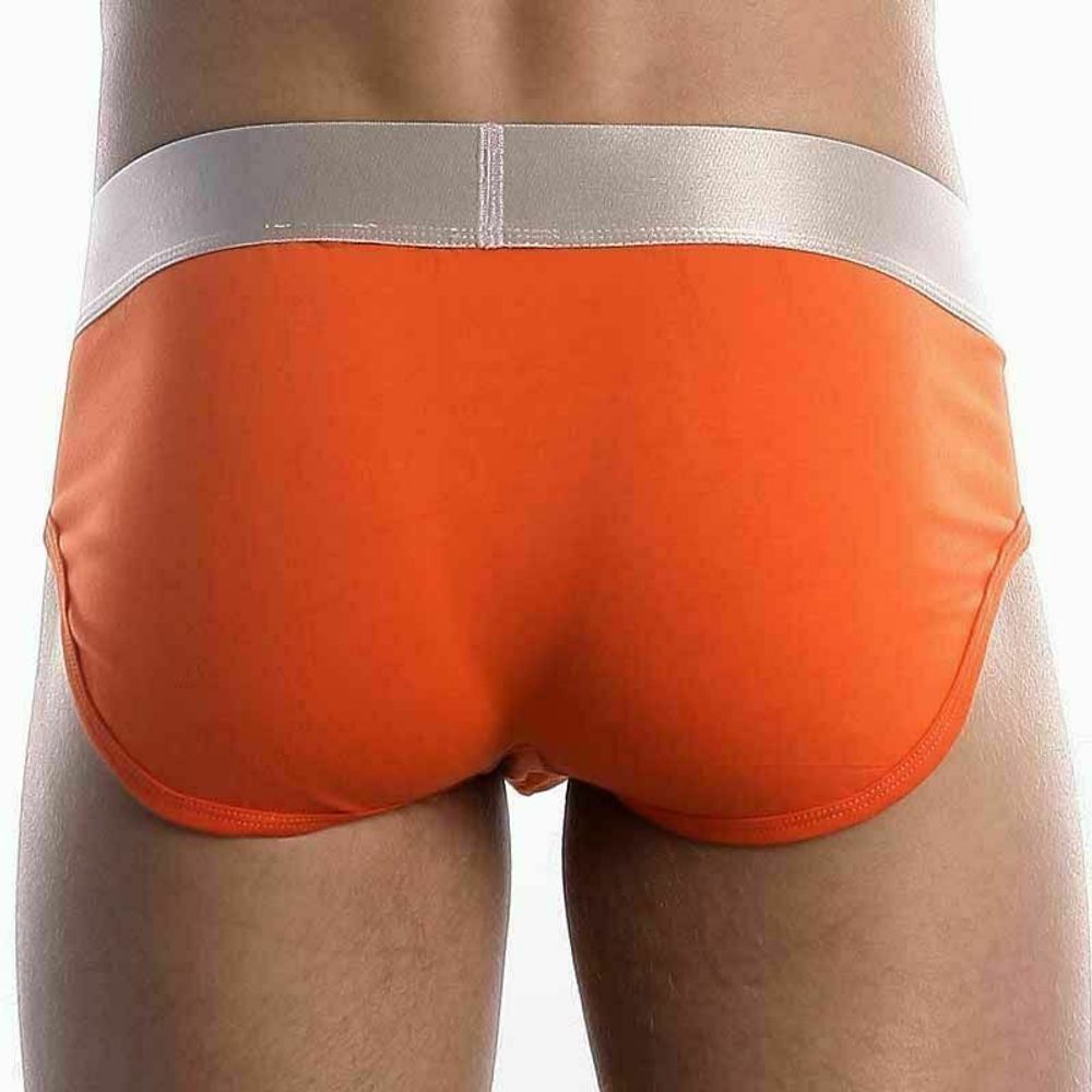 Мужские брифы оранжевые из модала Calvin Klein MODAL brief Orange