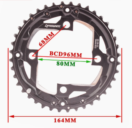 Звезда передняя Prowheel М-5 40Т, BCD96мм (СNC)ALL