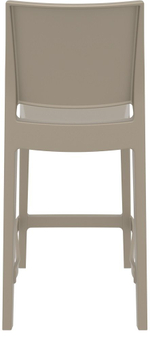 Стул пластиковый полубарный, Siesta Contract Maya Bar 65, бежевый