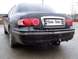 Фаркоп оцинкованный Galia K025A для Kia Opirus 2003-2010(паспорт и сертификат в комплекте)(без электрики)