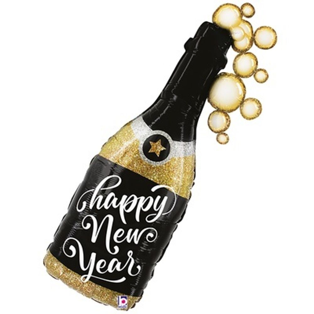 Б ФИГУРА HNY Бутылка шампанского с пузырьками 99 см.