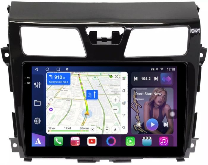 Магнитола для Nissan Teana L33 2014-2016 - FarCar S400-TS18 монитор 10.36" QLED на Android 14, CarPlay, 4G SIM-слот