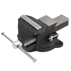 Тиски стальные поворотные с наковальней 4''(100мм) RockFORCE RF-6540104