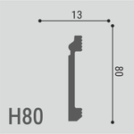 Плинтус Н 80