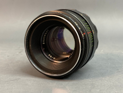 Helios-44-2 царапины на передней линзе