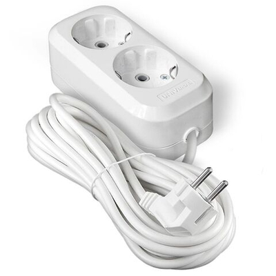 Удлинитель 2 гн, 7 м, с/з, 3х1 провод ПВС, UNIVersal, У10-553, 553-07