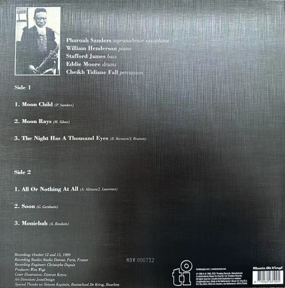 Pharoah Sanders / Moon Child (Coloured Vinyl)(LP)