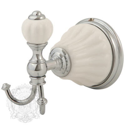 Крючок Migliore Olivia ML.OLV-60.609.BI.CR двойной  хром